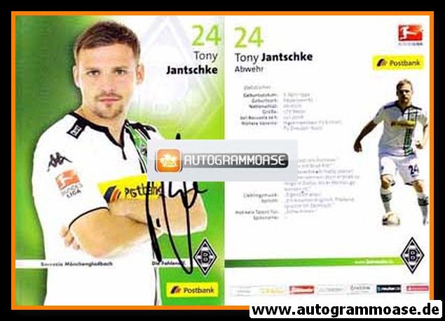 Autogramm Fussball | Borussia Mönchengladbach | 2015 | Tony JANTSCHKE