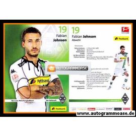 Autogramm Fussball | Borussia Mönchengladbach | 2015 | Fabian JOHNSON