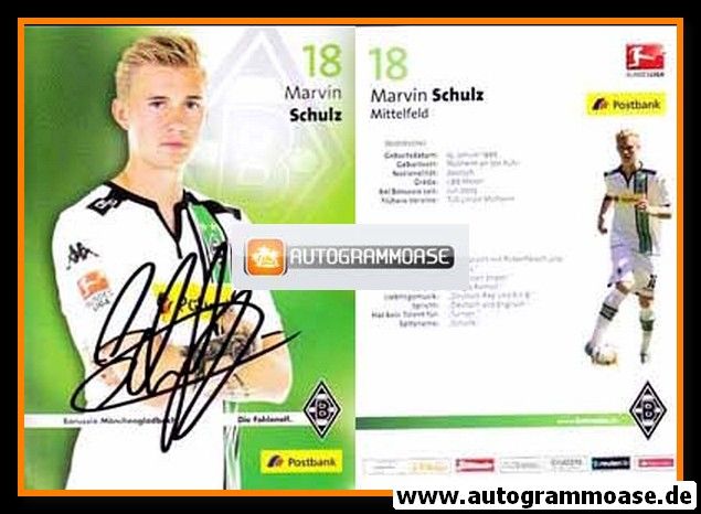 Autogramm Fussball | Borussia Mönchengladbach | 2015 | Marvin SCHULZ