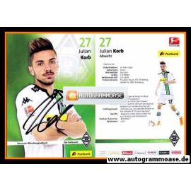 Autogramm Fussball | Borussia Mönchengladbach | 2015 | Julian KORB