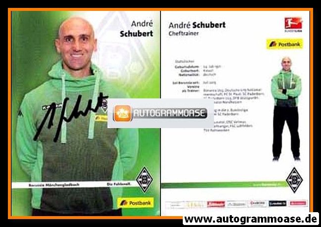 Autogramm Fussball | Borussia Mönchengladbach | 2015 | Andre SCHUBERT