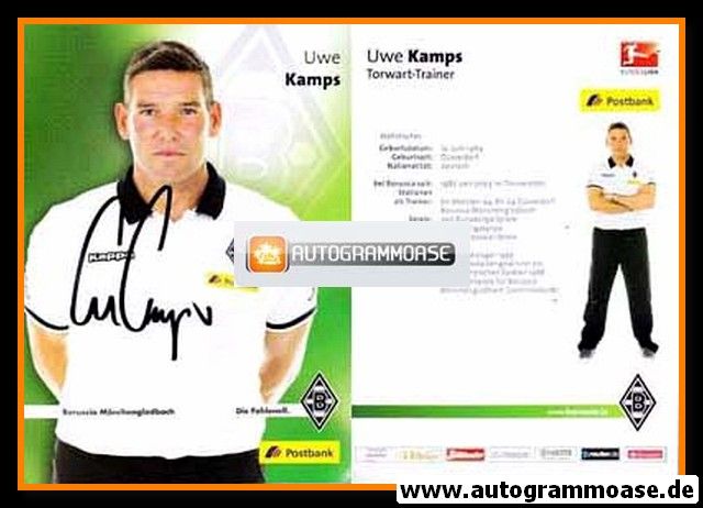 Autogramm Fussball | Borussia Mönchengladbach | 2015 | Uwe KAMPS