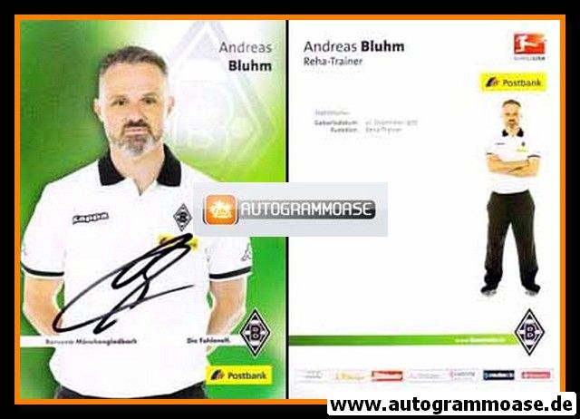 Autogramm Fussball | Borussia Mönchengladbach | 2015 | Andreas BLUHM