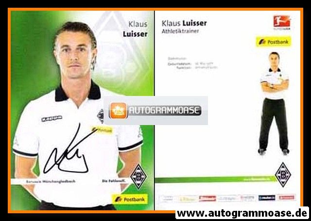Autogramm Fussball | Borussia Mönchengladbach | 2015 | Klaus LUISSER