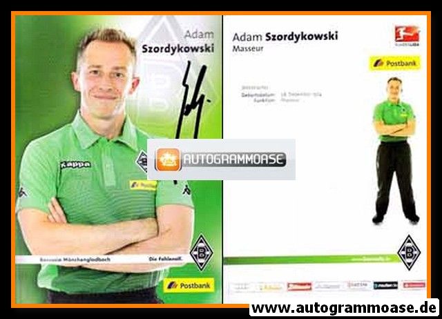 Autogramm Fussball | Borussia Mönchengladbach | 2015 | Adam SZORDYKOWSKI