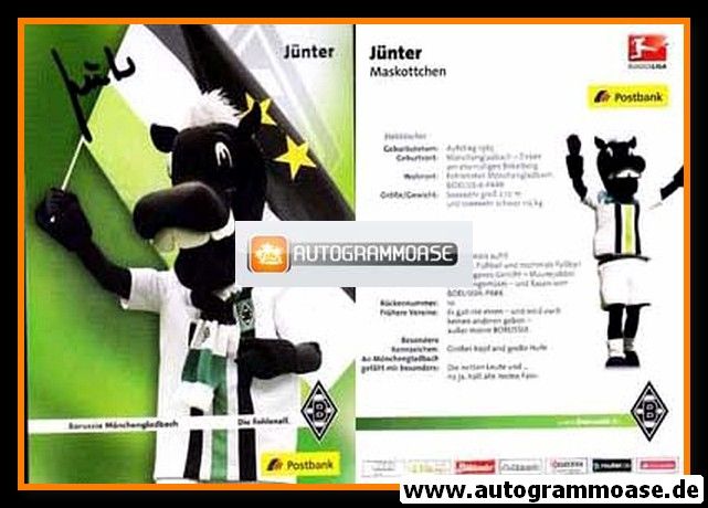 AK Fussball | Borussia Mönchengladbach | 2015 | JÜNTER (Maskottchen)