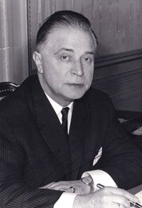 Autogramm Politik | Belgien | Gaston EYSKENS | 1960er Foto + Brief (Portrait SW) Minister