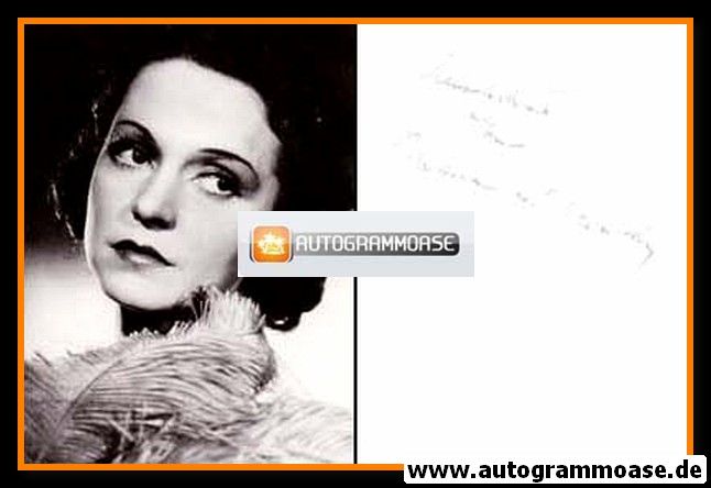 Autogramm Schauspieler | Maria VON TASNADY | 1950er Foto (Portrait SW)