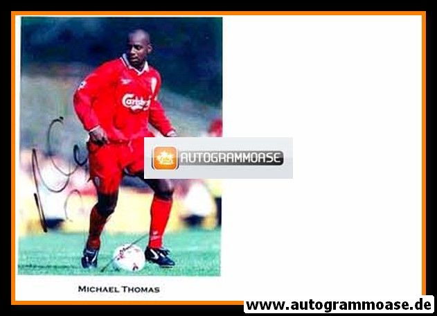 Autogramm Fussball | FC Liverpool | 1990er | Michael THOMAS (Spielszene Color)