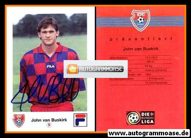 Autogramm Fussball | KFC Uerdingen 05 | 1997 | John VAN BUSKIRK