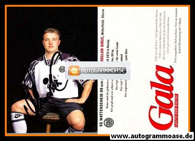 Autogramm Fussball | SG Wattenscheid 09 | 1994 | Miroslaw GIRUC