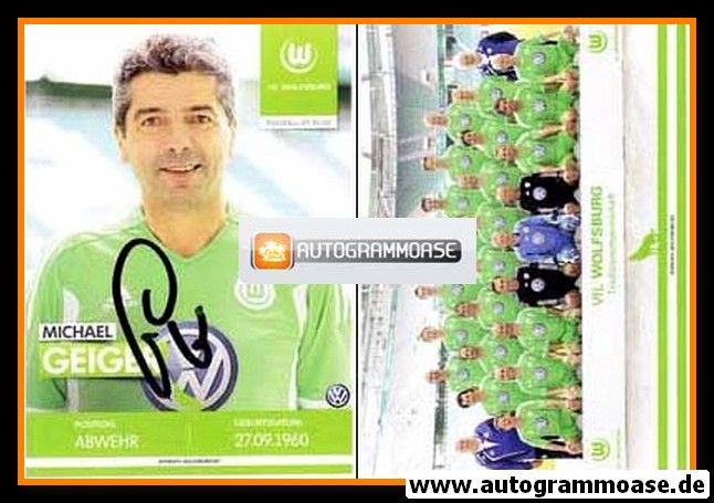Autogramm Fussball | VfL Wolfsburg | 2010er TM | Michael GEIGER