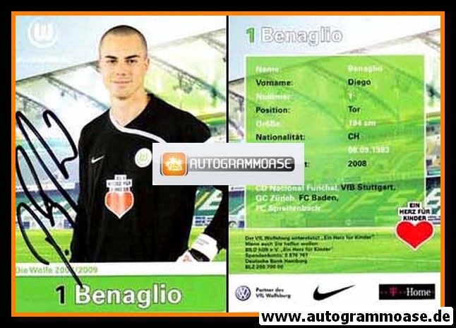Autogramm Fussball | VfL Wolfsburg | 2008 | Diego BENAGLIO