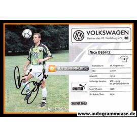 Autogramm Fussball | VfL Wolfsburg | 1999 | Nico DÄBRITZ (2)