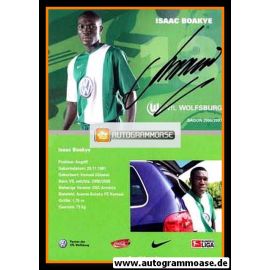 Autogramm Fussball | VfL Wolfsburg | 2006 | Isaac BOAKYE