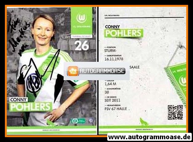 Autogramm Fussball (D) | VfL Wolfsburg | 2013 | Conny POHLERS