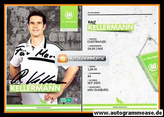 Autogramm Fussball (D) | VfL Wolfsburg | 2013 | Ralf KELLERMANN