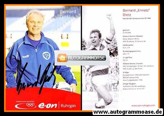 Autogramm Fussball | 2010er | Bernard DIETZ (EON Ruhrgas)