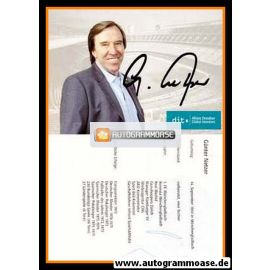 Autogramm Fussball | 2000er | Günter NETZER (DIT) Querformat