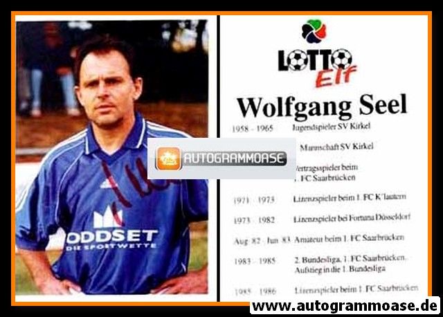 Autogramm Fussball | 2000er | Wolfgang SEEL (Portrait Color) Lotto Elf 2