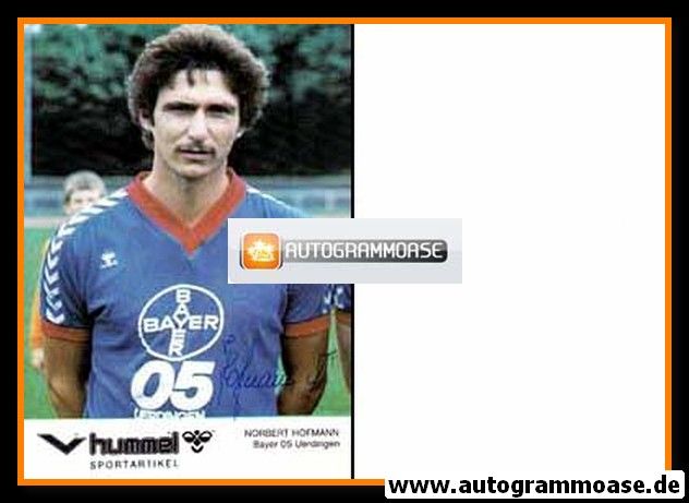 Autogramm Fussball | KFC Uerdingen 05 | 1980 | Norbert HOFMANN