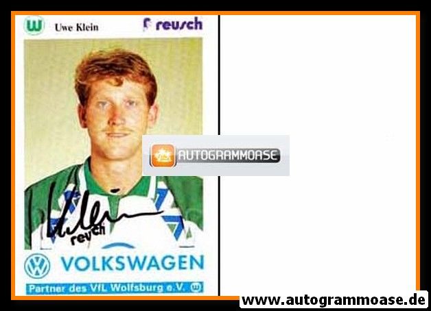 Autogramm Fussball | VfL Wolfsburg | 1994 | Uwe KLEIN