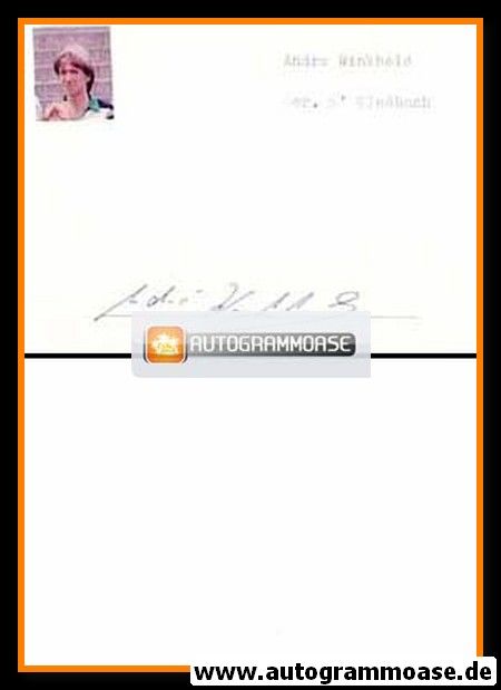 Autograph Fussball | Andre WINKHOLD 