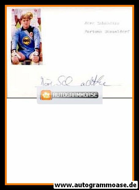 Autograph Fussball | Jörg SCHMADTKE 