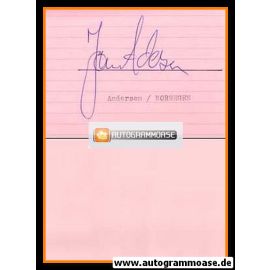 Autograph Fussball | Jörn ANDERSEN 
