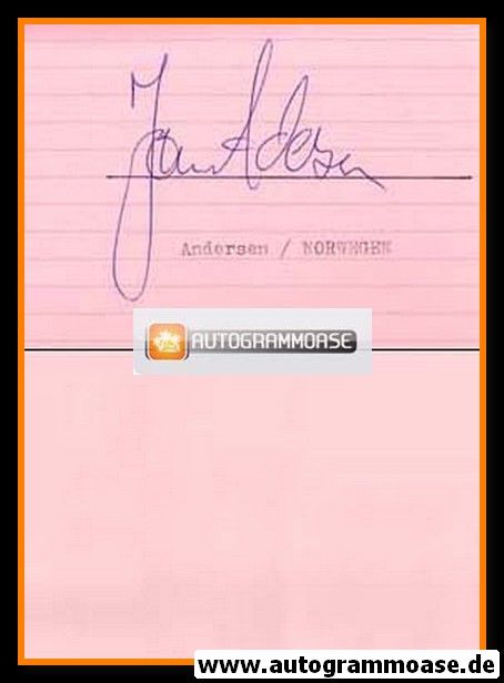 Autograph Fussball | Jörn ANDERSEN 