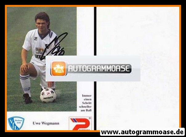 Autogramm Fussball | VfL Bochum | 1992 | Uwe WEGMANN