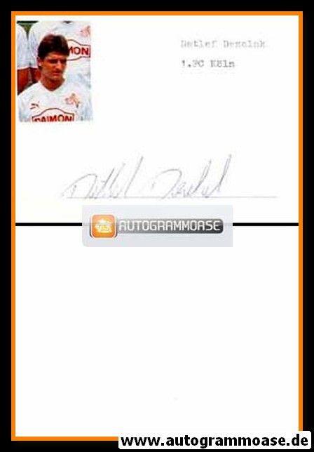 Autograph Fussball | Detlef DEZELAK 