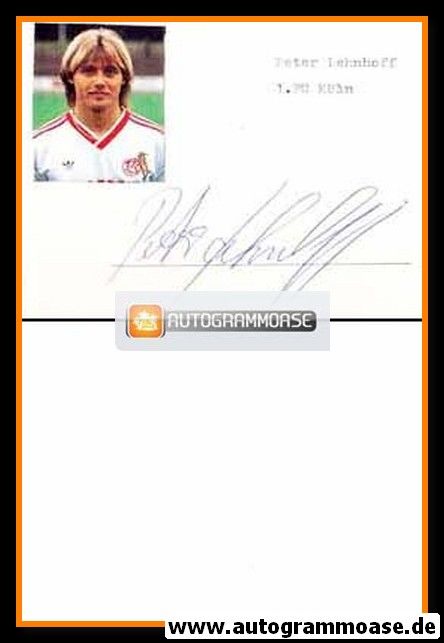 Autograph Fussball | Hans-Peter LEHNHOFF 