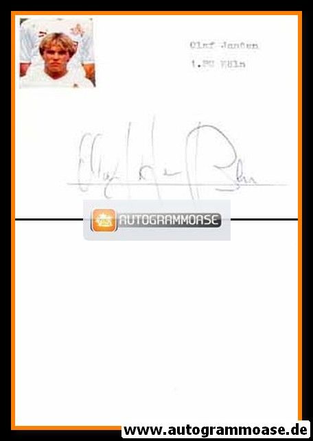 Autograph Fussball | Olaf JANSSEN 