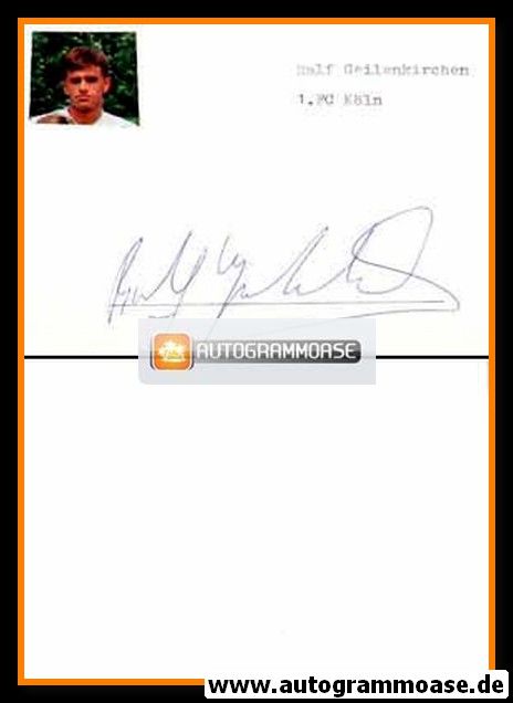 Autograph Fussball | Ralf GEILENKIRCHEN 