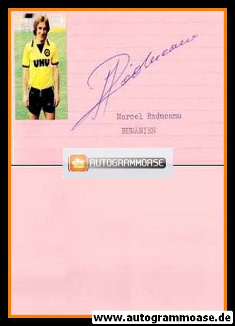 Autograph Fussball | Marcel RADUCANU 