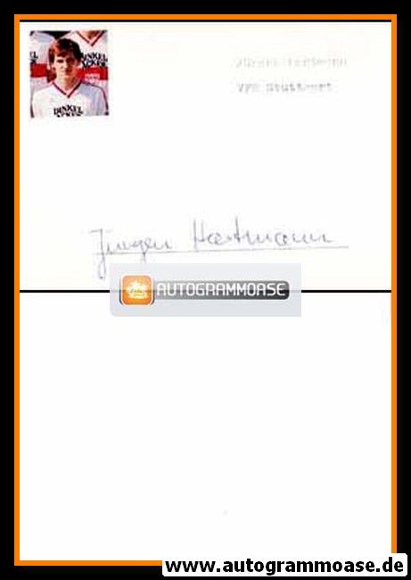 Autograph Fussball | Jürgen HARTMANN 