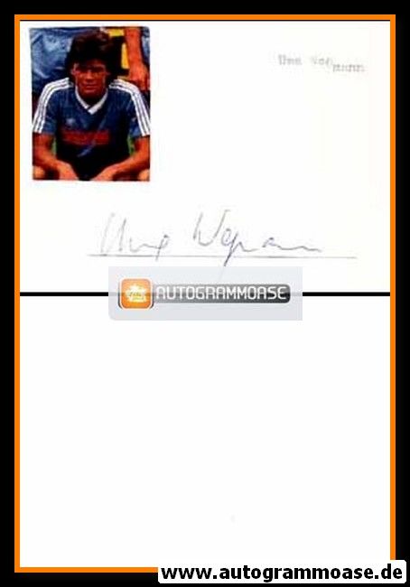 Autograph Fussball | Uwe WEGMANN 