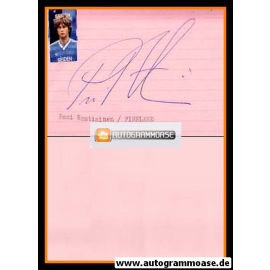Autograph Fussball | Pasi RAUTIAINEN 