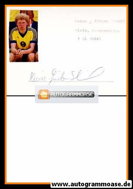 Autograph Fussball | Heinz-Jürgen SCHEIL 