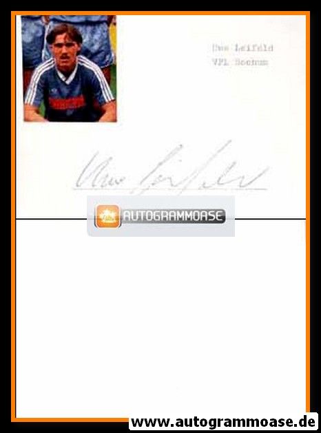 Autograph Fussball | Uwe LEIFELD 