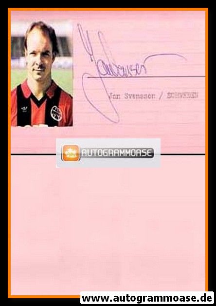 Autograph Fussball | Jan SVENSSON 