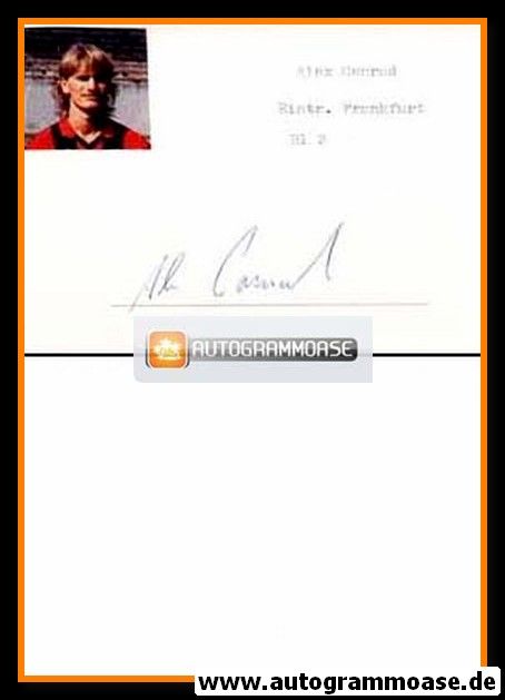 Autograph Fussball | Alexander CONRAD 