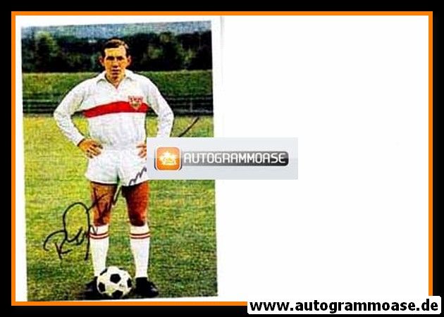 Autogramm Fussball | VfB Stuttgart | 1960er Sabi | Rudi ENTENMANN (Portrait Color)