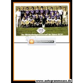 Mannschaftskarte Fussball | VfB Oldenburg | 1980 + AG Peter DARSOW