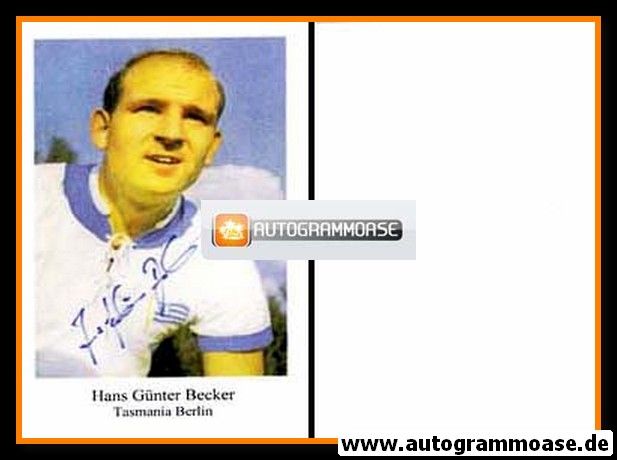 Autogramm Fussball | Tasmania Berlin | 1960er | Hans-Günter BECKER