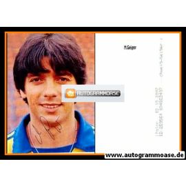 Autogramm Fussball | Eintracht Braunschweig | 1980er Foto | Michael GEIGER