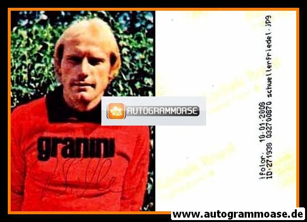 Autogramm Fussball | DSC Arminia Bielefeld | 1970er Foto | Friedel SCHÜLLER