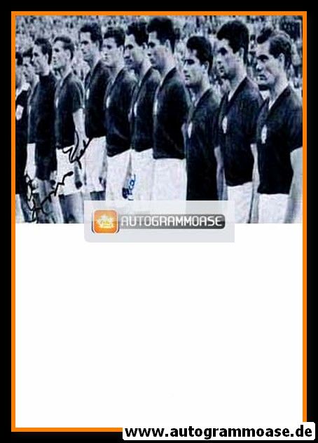 Mannschaftsfoto Fussball | Ungarn | 1958 WM + 2 AG (Grosics, Szojka)