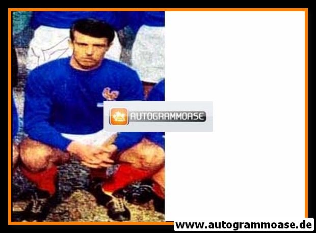 Autogramm Fussball | Frankreich | 1950er Foto | Yvon DOUIS (Portrait Color) 1